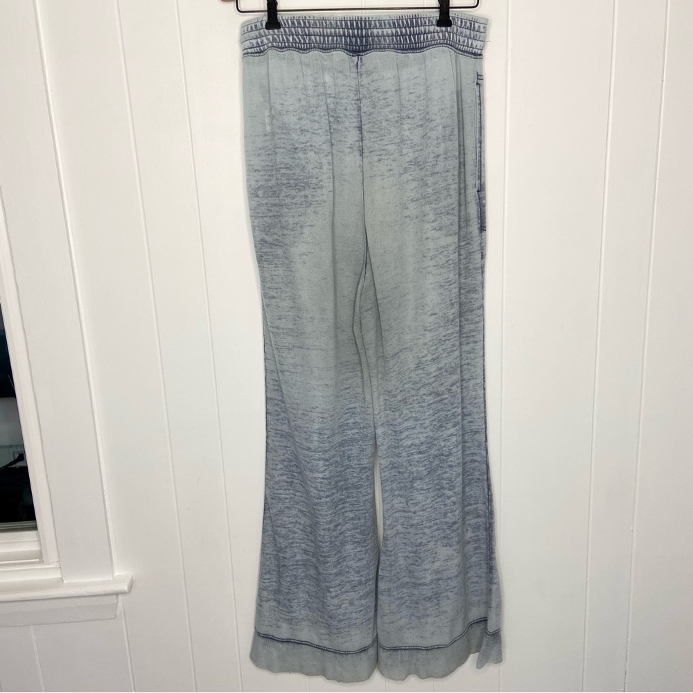 Free People Women’s Cozy Cool “Peace Out” Lounge Pants Dark Sapphire Size Large